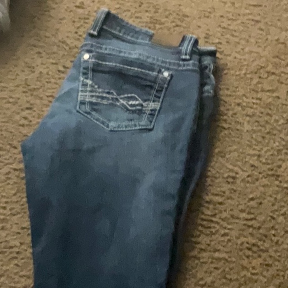 Blue Denim Overalls with Classic Worn-In Look